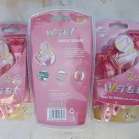 ژیلت 3 تیغ صابون دار 8 عددی زنانه اصل