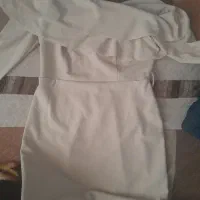 پیراهن و مانتو کرم