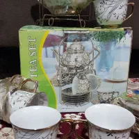 قوری و فنجان قهوه خوری ، فلاسک فلاکس آبچکان دوطبقه