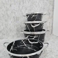 سرویس قابلمه تفلون گرانیت دسته نسوز هلنا|ظروف پخت‌وپز|تهران, بازار|دیوار