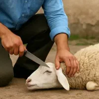 مرکز پخش بره نر زنده با قصاب رایگان در محل