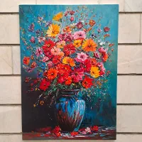 تابلو نقاشی طرح رقص بهار