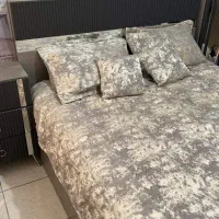 سرویس خواب عروس کاملا نو باتشک تخت|تخت و سرویس خواب|اندیشه, اندیشه فاز ۵|دیوار