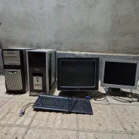 فروش ۲ مانیتور و ۲ کیس کامپیوتر یکجا