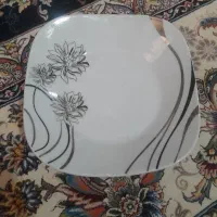 ۶ عدد بشقاب میوه خوری پارس چینی نو