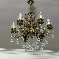 لوستر شش شاخه دو طبقه