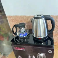 چایساز بوش کنارهمی صفحه شیشه چای ساز بوش صفحه شیشه