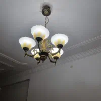 لوستر برنز|لوستر و چراغ آویز|یزد, |دیوار