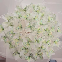 دسته گل پروانه ای|گل مصنوعی|دوگنبدان, |دیوار