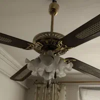 لوستر پنکه دار کاملا سالم تضمینی