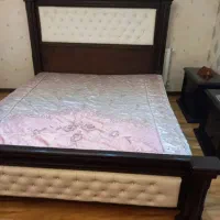 تختخواب دو نفره نگین دار|تخت و سرویس خواب|تبریز, |دیوار