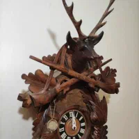 ساعت کوکو ساعت دیواری قدیمی کلکسیونی|کلکسیون اشیاء عتیقه|کیلان, |دیوار