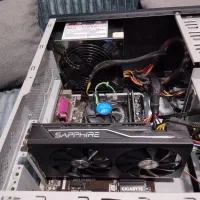 کیس کامپیوتر گیمینگ i5 4460 RAM 12 RX 470