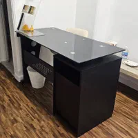 میز تحریر با فایل و صندلی اوپن جک بلند