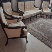 میزناهارخوری ومبلمان۷نفره|میز و صندلی غذاخوری|اصفهان, بوستان آینه خانه|دیوار