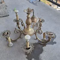 لوستر قدیمی برنزی