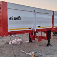 تریلی کمپرسی کفی لبه دار تیغه کانتین