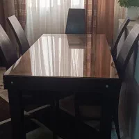 میز نهار خوری ۶نفره کاملا سالم|میز و صندلی غذاخوری|تهران, باغ فیض|دیوار