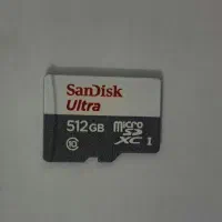کارت حافظه ۵۱۲ گیگ رم sd card 512 استفاده نشده