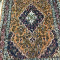 یک جفت فرش دست بافت ابریشم عالی|فرش|اردبیل, |دیوار