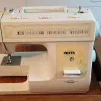 چرخ خیاطی وگلدوزی وستا مدل۲۰۱۰ با میز چوب کاملا نو