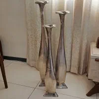 گلدان های آلومینیومی کنار سالنی