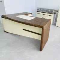 ست میز و کنسول اداری در حد نو