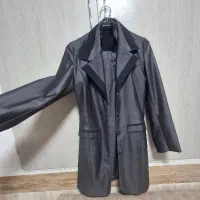 مانتو شلوار اداری طوسی