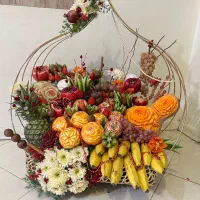 حکاکی میوه و چیدمان واتساپ قیمت بگیرید|خدمات پذیرایی، مراسم|پرند, فاز ۱|دیوار