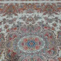 فرش جفت ۹متری۳۰رج خطیبی حاشیه ابریشم اصل