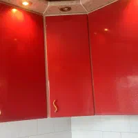 کابینت آشپزخانه فلزی بسیار تمیز