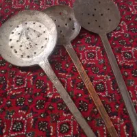 سه عددکفگیرمس قدیمی مال صدساله پیش