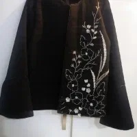 کت و دامن مجلسی مزونی  مشکی کاملا نو مارکش هم روشه