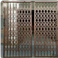 ساخت درب آکاردئون نرده رو دیوار حفاظ