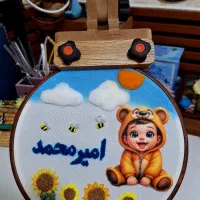 دیوار کوب گلدوزی مناسب هدیه دادن