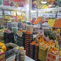 پالت میوه فروشی و میز ترازو و دکور ام دی اف|فروشگاه و مغازه|پردیس, شهرک صنعتی خرمدشت فاز ۷|دیوار