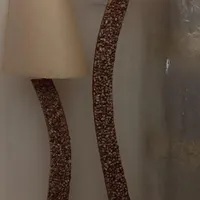آباژور بدنه سنگی رنگ ثابت طلایی