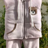 کاپشن و شلوار نوزادی مخمل