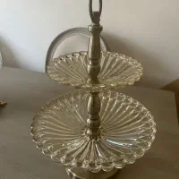 ظروف پذیرایی دوطبقه شیرینی و‌میوه و آجیل