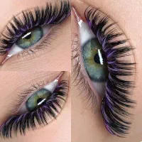 اکستنشن مژه با بهترین متریال روسی زیر ۴۰۰ تومن