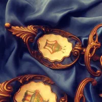 گامیخ آنتیک برنز ایتالیایی بارپلاک پورسلین|کلکسیون اشیاء عتیقه|تهران, آرارات|دیوار
