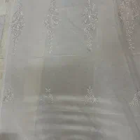 پرده کتان گلدوزی شده ترک