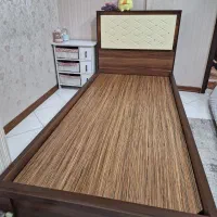 تخت یک نفره برند گوفر بسیار مقاوم و تمیز|تخت و سرویس خواب|مشهد, رضاشهر|دیوار