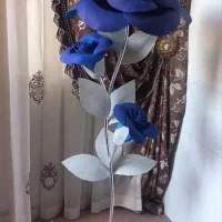 گل فومی کنار سالنی|گل مصنوعی|یزد, |دیوار