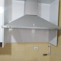 هود شومینه ای توربولاین مدل شومینه مَس نقره ای