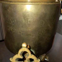 سماور قدیمی برنجی مهر دار شوروی