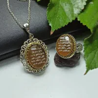 انگشتر عقیق شجر نگین