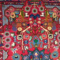 قالی دستباف کله گلی|فرش|نهاوند, |دیوار