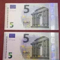 اسکناس کلکسیونی ۵ یورویی|کلکسیون سکه، تمبر، اسکناس|رشت, رودبارتان|دیوار