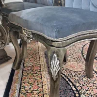 سرویس ناهارخوری ۸ نفره نقرآبی رنگ با فرم نقره ای|مبلمان خانگی و میز عسلی|فولادشهر, A2|دیوار